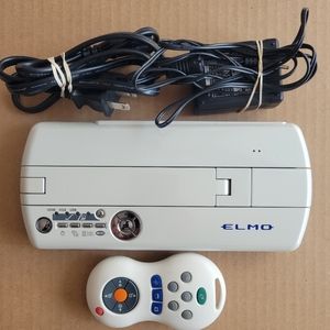ELMO MO-1 White Portable 5MP Overhead Visual Presenter With Remote UNTESTED